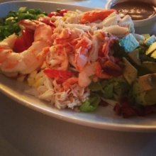 Gluten-free lobster Cobb salad from Docks Oyster Bar